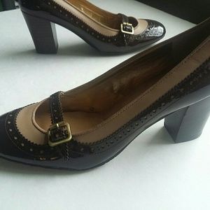 Two-tone new patent pumps unisa 2 3/4 inch heels